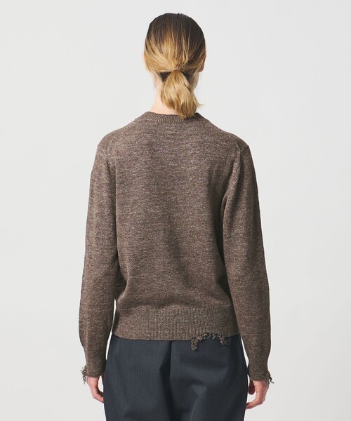 LOEFF（ロエフ）の「＜LOEFF＞ダメージ ニット プルオーバー UNISEX（ニット/セーター・レディース・ダークブラウン/ダークグレー・0/1/2）」の18枚目の写真