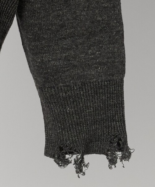 LOEFF(ロエフ)の「<LOEFF>ダメージ ニット プルオーバー UNISEX(ニット/セーター・レディース・ダークブラウン/ダークグレー・0/1/2)」の19枚目の写真