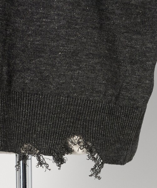 LOEFF(ロエフ)の「<LOEFF>ダメージ ニット プルオーバー UNISEX(ニット/セーター・レディース・ダークブラウン/ダークグレー・0/1/2)」の20枚目の写真