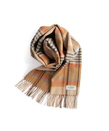 WILD BRICKS（ワイルドブリックス）の「MD CHECK WOOL MUFFLER (beige)（マフラー）」