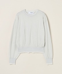 three dots | Double layer pullover(ニット/セーター)