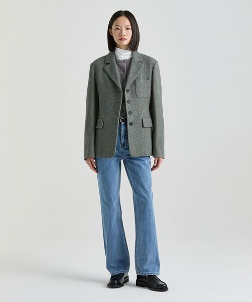 MUSINSA STANDARD WOMAN（ムシンサスタンダードウーマン）の「ウィメンズエッセンシャルラウンドネックカーディガン[ミディアムグレー]（カーディガン/ボレロ・レディース・その他・SMALL/X-SMALL/MEDIUM/LARGE）」の13枚目の写真