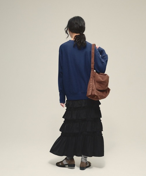 eL(エル)の「【eL】Fower Photo Sweat/641225(スウェット・レディース・ネイビー系/ホワイト系その他・FREE)」の12枚目の写真