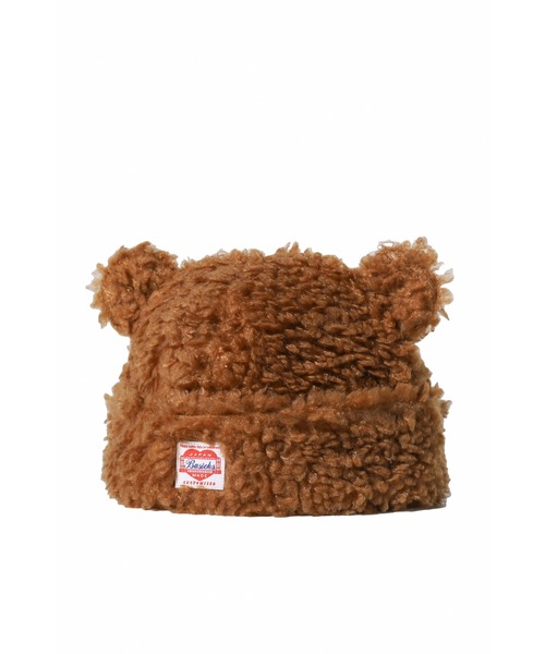 BASICKS（ベイシックス）の「BEAR BEANIE（ニットキャップ/ビーニー・メンズ・ブラック/ダークブラウン・MEDIUM/SMALL）」の2枚目の写真