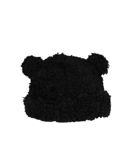 BASICKS（ベイシックス）の「BEAR BEANIE（ニットキャップ/ビーニー・メンズ・ブラック/ダークブラウン・MEDIUM/SMALL）」の5枚目の写真