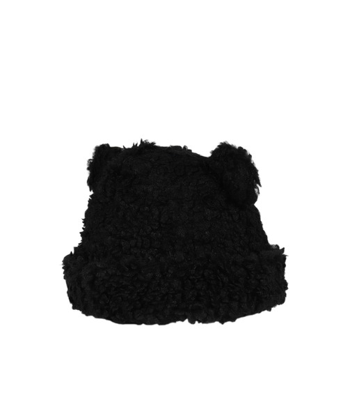 BASICKS（ベイシックス）の「BEAR BEANIE（ニットキャップ/ビーニー・メンズ・ブラック/ダークブラウン・MEDIUM/SMALL）」の6枚目の写真
