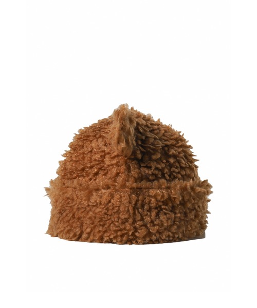 BASICKS（ベイシックス）の「BEAR BEANIE（ニットキャップ/ビーニー・メンズ・ブラック/ダークブラウン・MEDIUM/SMALL）」の8枚目の写真