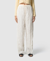 muller of yoshiokubo | muller of yoshiokubo ミュラーオブヨシオクボ / RUFFLE CHIFFON PANTS ラッフルフリンジシフォンパンツ / MLS26410(その他パンツ)