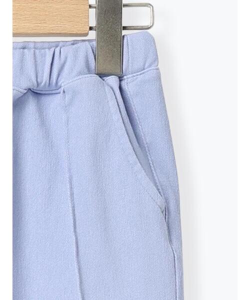 Samansa Mos2 Lagom(サマンサモスモスラーゴム)の「カットツイル裾フリルフレアパンツ(その他パンツ・キッズ・サックスブルー/キナリ・100/110/120/95/130)」の6枚目の写真