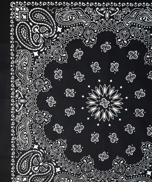 HAV-A-HANK（ハバハンク ）の「【RES】【HAV-A-HANK】PAISLEY　BANDANNA（バンダナ/スカーフ・メンズ・ブラック/カーキ/シルバー/ネイビー系/バーガンディー/グリーン/パープル/ネイビー/ブラック×レッド・FREE）」の18枚目の写真