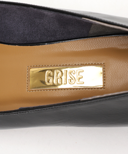 GRISE（グリーズ）の「《追加》GRISE4cmレザーBRAIDEDパンプス（パンプス・レディース・ブラック/ベージュ/ゴールド・22cm/22.5cm/23cm/23.5cm/24cm/24.5cm/25cm）」の15枚目の写真
