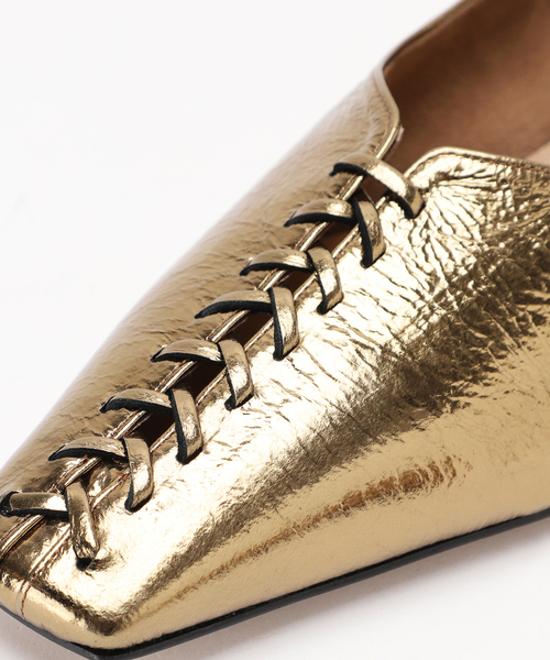 GRISE（グリーズ）の「《追加》GRISE4cmレザーBRAIDEDパンプス（パンプス・レディース・ブラック/ベージュ/ゴールド・22cm/22.5cm/23cm/23.5cm/24cm/24.5cm/25cm）」の18枚目の写真