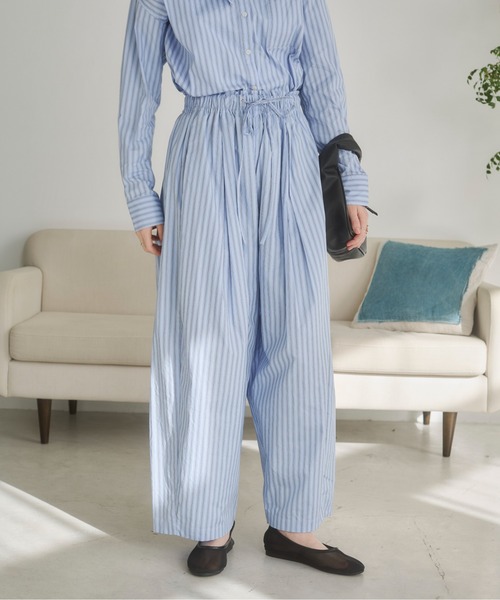 ANGIE（アンジー）の「【セットアップ対応】ストライプイージーパンツ（その他パンツ・レディース・ピンク系その他/ブルー系その他/ホワイト系その他・FREE）」の13枚目の写真