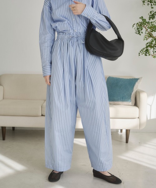 ANGIE（アンジー）の「【セットアップ対応】ストライプイージーパンツ（その他パンツ・レディース・ピンク系その他/ブルー系その他/ホワイト系その他・FREE）」の15枚目の写真