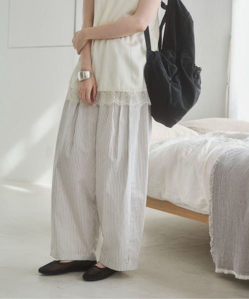 ANGIE（アンジー）の「【セットアップ対応】ストライプイージーパンツ（その他パンツ・レディース・ピンク系その他/ブルー系その他/ホワイト系その他・FREE）」の17枚目の写真