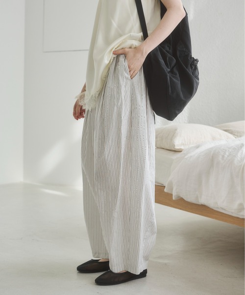 ANGIE（アンジー）の「【セットアップ対応】ストライプイージーパンツ（その他パンツ・レディース・ピンク系その他/ブルー系その他/ホワイト系その他・FREE）」の18枚目の写真