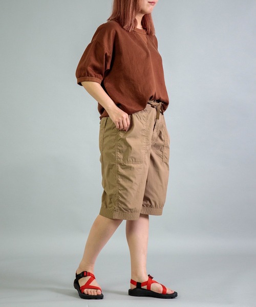 OMNIGOD（オムニゴッド）の「[OMNIGOD womens / オムニゴッド] NCウェザー イージーベーカーショートパンツ（その他パンツ・レディース・オリーブ/ベージュ・1）」の10枚目の写真