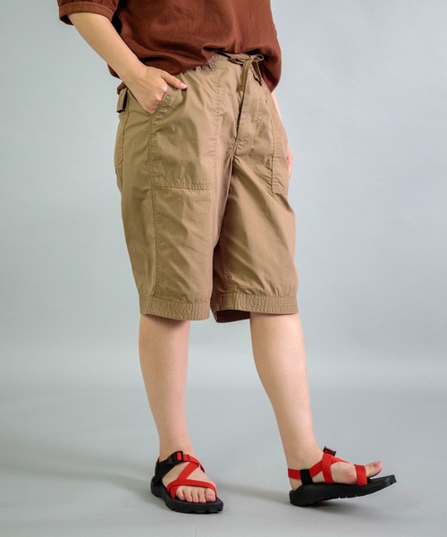 OMNIGOD（オムニゴッド）の「[OMNIGOD womens / オムニゴッド] NCウェザー イージーベーカーショートパンツ（その他パンツ・レディース・オリーブ/ベージュ・1）」の11枚目の写真