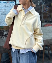 CIAOPANIC TYPY | 【UNISEX】裏毛ポロスウェット(ポロシャツ)