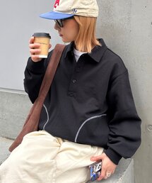 CIAOPANIC TYPY | 【UNISEX】裏毛ポロスウェット(ポロシャツ)
