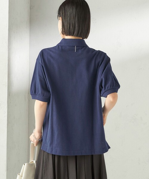 LACOSTE(ラコステ)の「【SHIPS別注】LACOSTE:〈洗濯機可能〉ポロシャツ(ポロシャツ・レディース・ネイビー/ホワイト/ピンク/ブラウン/ブラック・ONE SIZE)」の9枚目の写真