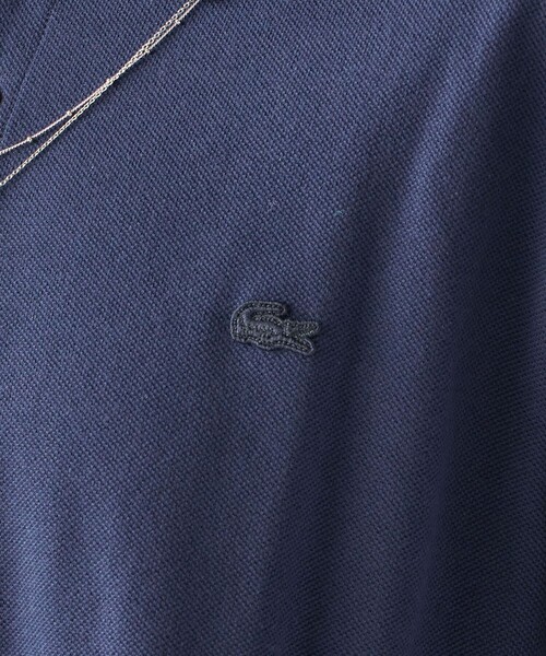 LACOSTE(ラコステ)の「【SHIPS別注】LACOSTE:〈洗濯機可能〉ポロシャツ(ポロシャツ・レディース・ネイビー/ホワイト/ピンク/ブラウン/ブラック・ONE SIZE)」の10枚目の写真