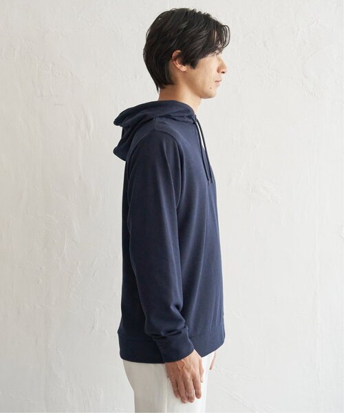 ikka(イッカ)の「ブロックインレイTパーカ(パーカー・メンズ・グリーン/ホワイト/グレー/ネイビー・XL/L/M/S)」の12枚目の写真