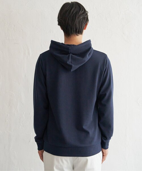 ikka(イッカ)の「ブロックインレイTパーカ(パーカー・メンズ・グリーン/ホワイト/グレー/ネイビー・XL/L/M/S)」の13枚目の写真