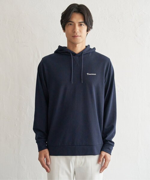 ikka(イッカ)の「ブロックインレイTパーカ(パーカー・メンズ・グリーン/ホワイト/グレー/ネイビー・XL/L/M/S)」の14枚目の写真