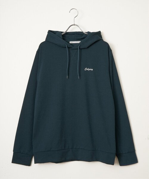 ikka(イッカ)の「ブロックインレイTパーカ(パーカー・メンズ・グリーン/ホワイト/グレー/ネイビー・XL/L/M/S)」の15枚目の写真