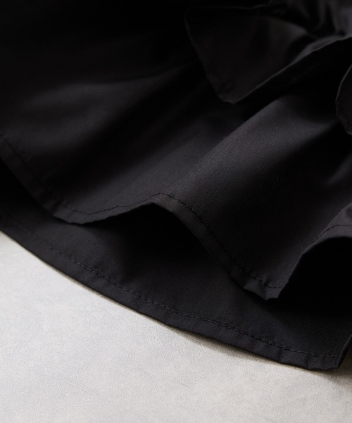 VIS（ビス）の「裾フリルティアードドッキングニット（ニット/セーター・レディース・ベージュ/チャコールグレー/オフホワイト・FREE）」の6枚目の写真