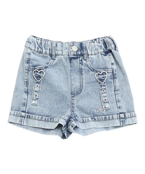 ANAP kids(アナップキッズ)の「ハートバックルデニムショートパンツ(その他パンツ・キッズ・ブラック/ブルー/ピンク・130/120/110)」の22枚目の写真