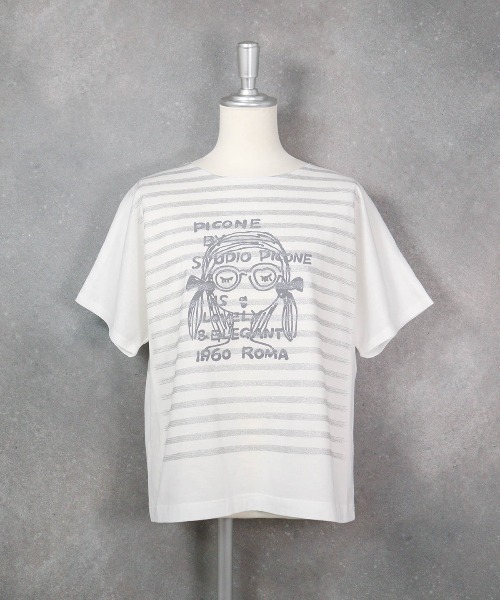 STUDIO PICONE｜スタジオピッコーネのTシャツ/カットソー（ホワイト