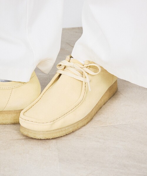 Clarks（クラークス）の「【Clarks /クラークス】Wallabee Maple Suede /クラークス ワラビー（モカシン/デッキシューズ・メンズ・イエロー系その他/ピンク系その他・7/8.5/8/7.5）」の14枚目の写真