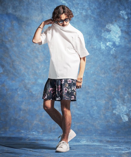 Jih Nunc(ジーヌンク)の「mt10233-ロゴ刺繍ルーズシルエットTシャツ(JIH-R1185)(Tシャツ/カットソー・メンズ・チャコール/ホワイト/ブラック・L/M/S)」の9枚目の写真