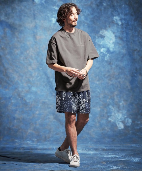Jih Nunc(ジーヌンク)の「mt10233-ロゴ刺繍ルーズシルエットTシャツ(JIH-R1185)(Tシャツ/カットソー・メンズ・チャコール/ホワイト/ブラック・L/M/S)」の19枚目の写真