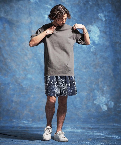 Jih Nunc(ジーヌンク)の「mt10233-ロゴ刺繍ルーズシルエットTシャツ(JIH-R1185)(Tシャツ/カットソー・メンズ・チャコール/ホワイト/ブラック・L/M/S)」の21枚目の写真