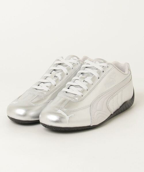 PUMA(プーマ)の「SPEEDCAT SILVER WNS(スニーカー・レディース・シルバー・25.0cm/24.5cm/24.0cm/23.5cm/23.0cm)」の1枚目の写真