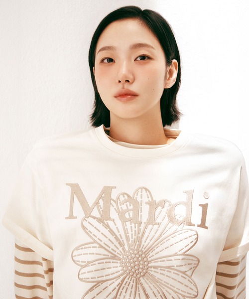 日本限定カラー】TSHIRT FLOWERMARDI NEEDLEWORK（Tシャツ/カットソー