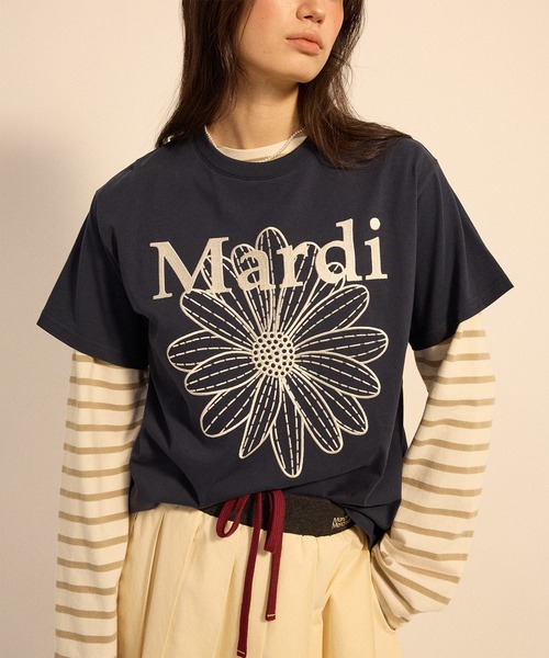 日本限定カラー】TSHIRT FLOWERMARDI NEEDLEWORK（Tシャツ/カットソー