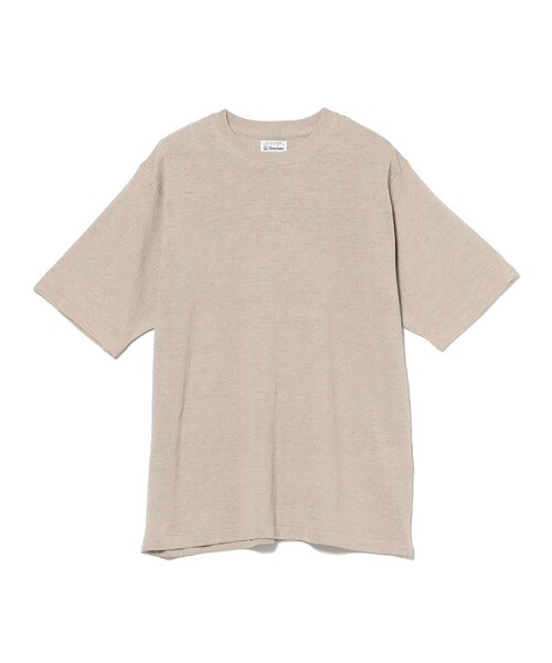 fennica（フェニカ）の「Yonetomi / AMA LINEN KNIT TEE リネン Tシャツ（Tシャツ/カットソー・レディース・ベージュ・3）」の2枚目の写真
