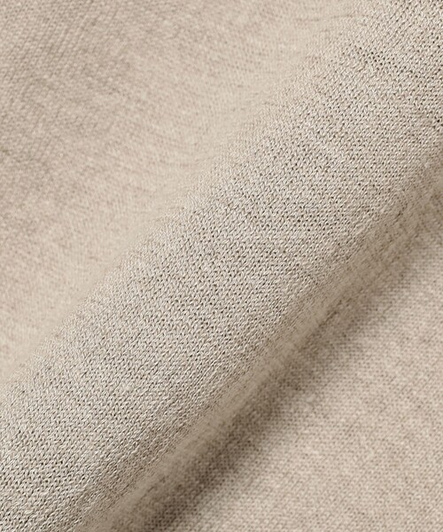 fennica（フェニカ）の「Yonetomi / AMA LINEN KNIT TEE リネン Tシャツ（Tシャツ/カットソー・レディース・ベージュ・3）」の7枚目の写真