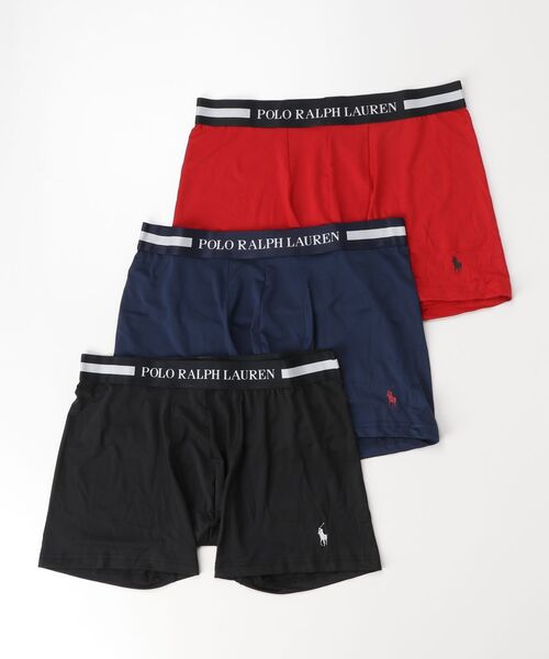 POLO RALPH LAUREN】【3枚組】マイクロファイバーボクサーブリーフ