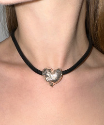 MANIG（マニジ）の「ハートトゥラブBチョーカー(SV)（ネックレス）」