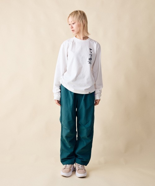 rehacer(レアセル)の「rehacer : Flower Cycle Vintage L/ST-Shirt / フラワーサイクルヴィンテージ ロングスリーブ T shirt(Tシャツ/カットソー・レディース・スミクロ/ネイビー/ホワイト・MEDIUM/SMALL)」の11枚目の写真