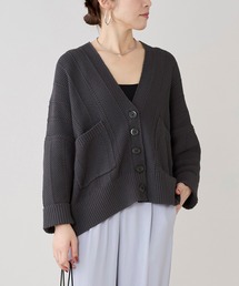 marmors（マルモア）の「【marmors】ヘリンボーンニットカーディガン（カーディガン/ボレロ）」