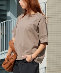 Garance et VioLette（ギャランスエトヴィオレット）の「Garance et VioLette/ギャランスエトヴィオレット カットオフスウェットTEE ハーフスリーブスウェット 2026年春夏（Tシャツ/カットソー）」