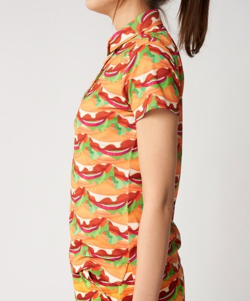 Loudmouth（ラウドマウス）の「LOUDMOUTH/ラウドマウス ゴルフウェアプレミアムカノコ 吸汗速乾 UVカット 接触冷感 柄 半袖シャツ（Tシャツ/カットソー・レディース・その他1/その他2/その他3/その他/その他4・L/M/LL/S）」の17枚目の写真