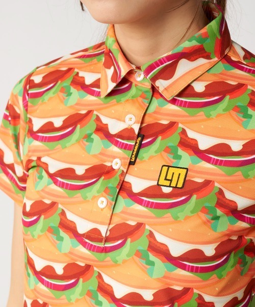 Loudmouth（ラウドマウス）の「LOUDMOUTH/ラウドマウス ゴルフウェアプレミアムカノコ 吸汗速乾 UVカット 接触冷感 柄 半袖シャツ（Tシャツ/カットソー・レディース・その他1/その他2/その他3/その他/その他4・L/M/LL/S）」の19枚目の写真