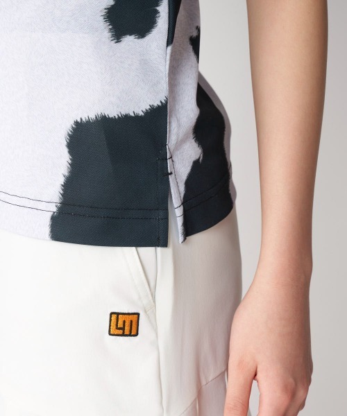 Loudmouth（ラウドマウス）の「LOUDMOUTH/ラウドマウス ゴルフウェアプレミアムカノコ 吸汗速乾 UVカット 接触冷感 柄 半袖シャツ（Tシャツ/カットソー・レディース・その他1/その他2/その他3/その他/その他4・L/M/LL/S）」の9枚目の写真